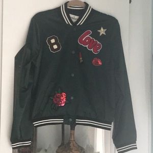 NWT bomber style jacket Junior Sz XL